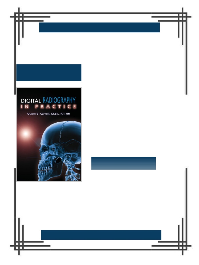 Digital Radiography in Practice 1st Edition Quinn B. Carroll | PDF ...