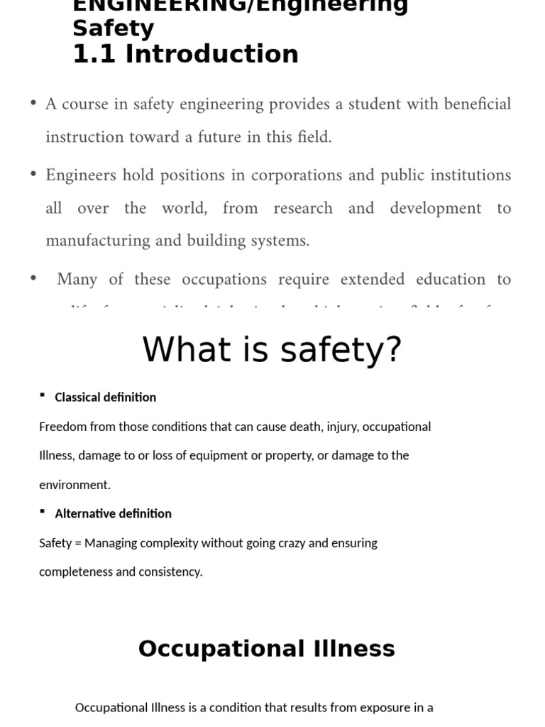 Safety Engineering Principles and Practices | PDF | Occupational Safety ...