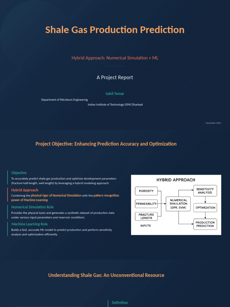 Shale Gas Production Prediction Model | PDF | Petroleum Reservoir ...