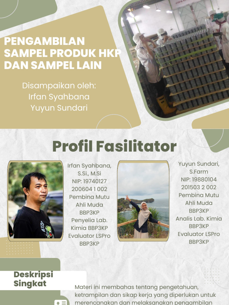 Panduan Pengambilan Sampel Produk HKP | PDF