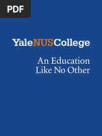 Yale NUS College Admissions Prospectus
