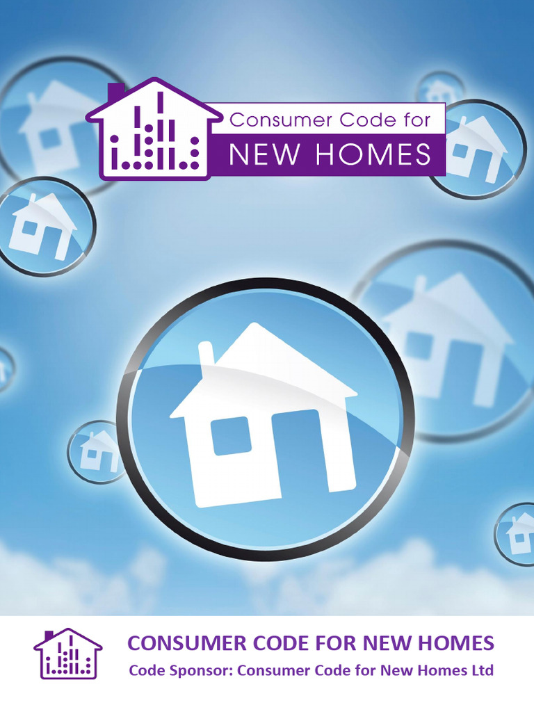 Consumer Code for New Homes Guide | PDF | Sales | Procurement
