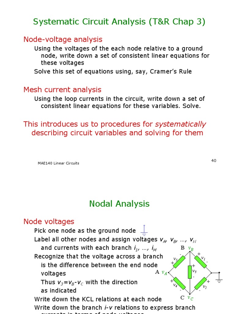 Analysis Electrical Network Electricity