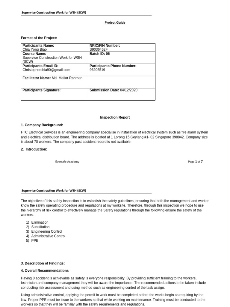 Project Sub m 17482558123 | PDF | Personal Protective Equipment ...