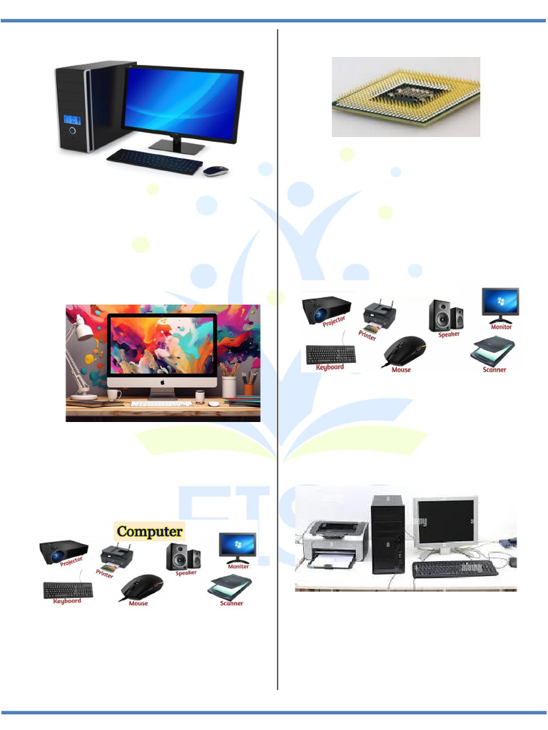 Kindergarten Digital Technology Quiz 2024 | PDF | Computer Monitor ...