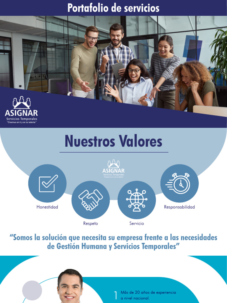 Portafolio de Servicios Asignar Sas | PDF