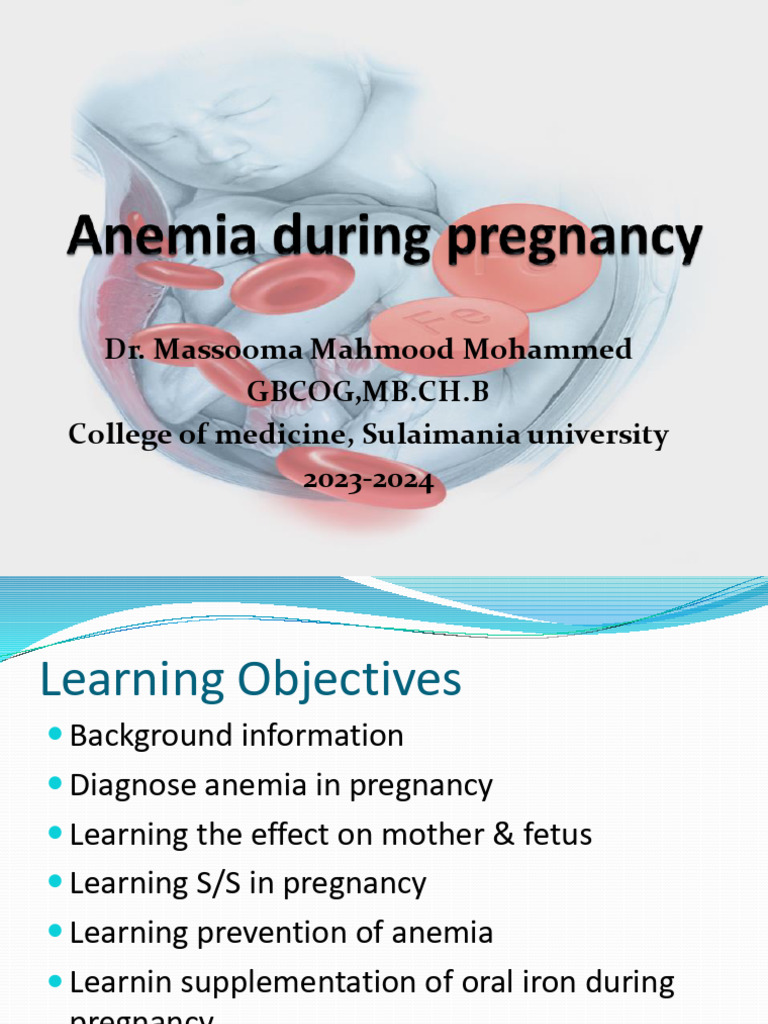 Anemia During Pregnancy 251116 155354 | PDF | Anemia | Diseases And ...