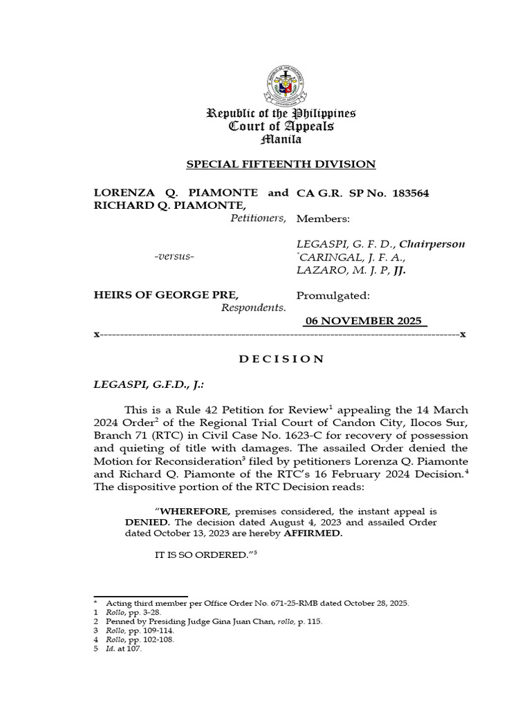 CA decision 3 | PDF | Burden Of Proof (Law) | Public Law