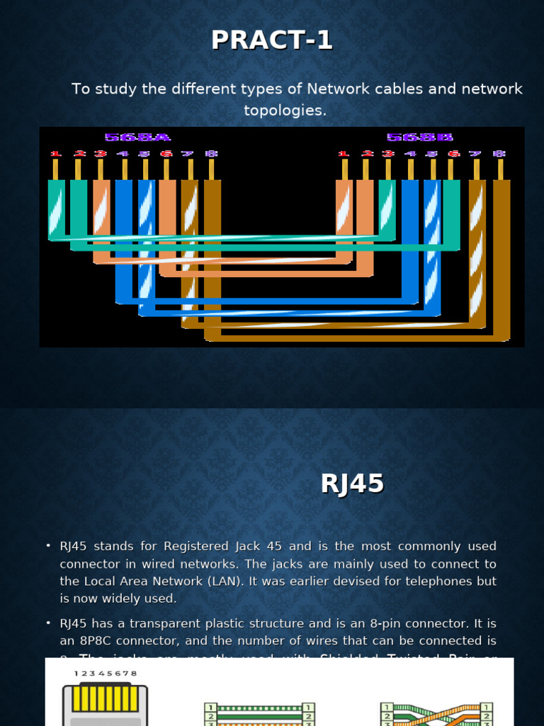 Practical - 1 Cabling and Network Topology | PDF | Network Topology ...