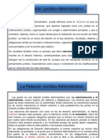 La Relación Jurídico-Administrativo