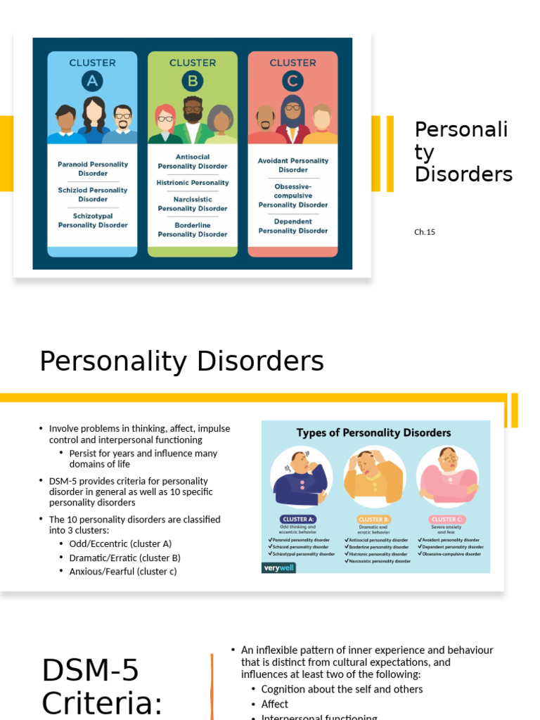 Overview of 10 Personality Disorders | PDF | Personality Disorder ...