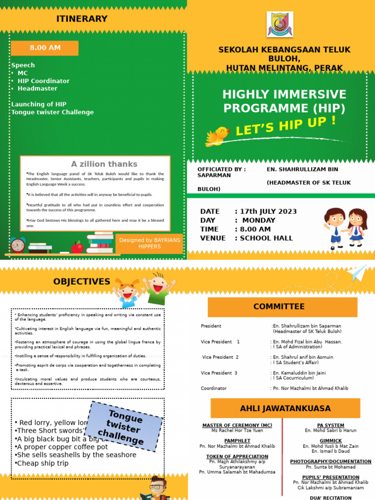 Buku Program Pamplet HIP | PDF