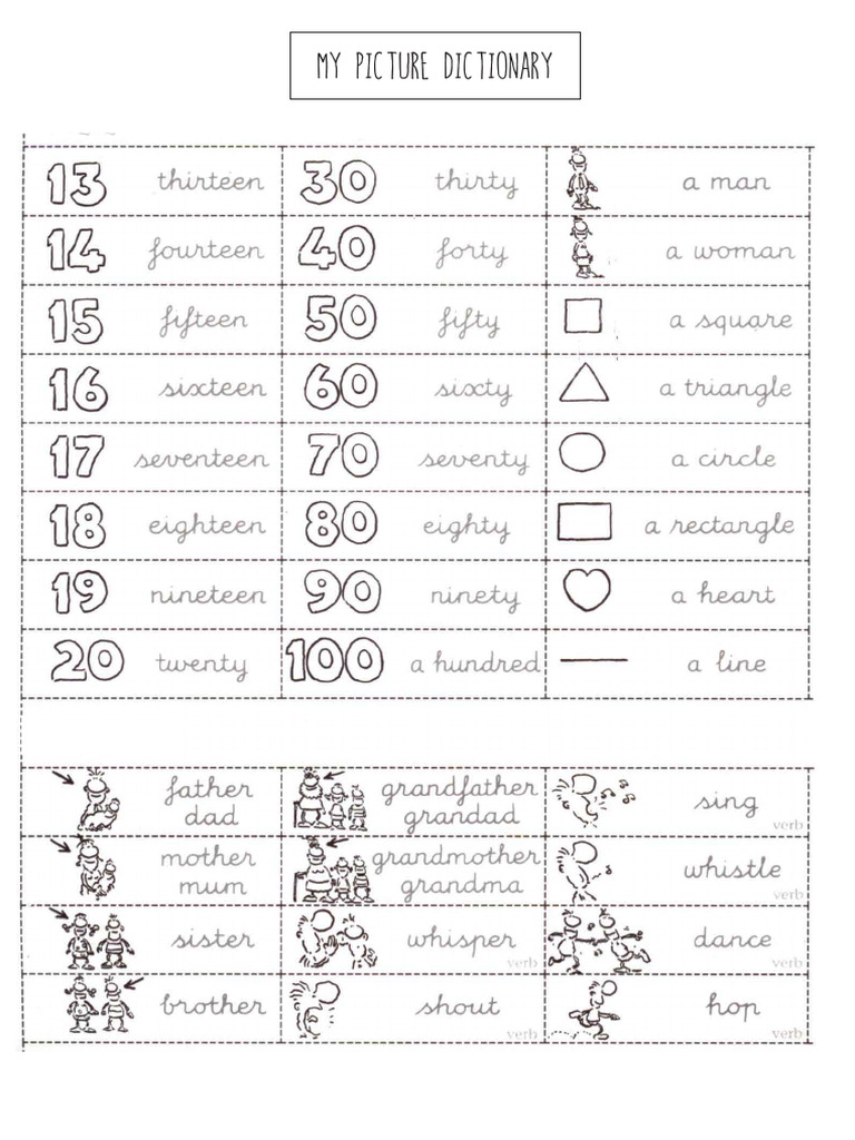Picture Dictionary 4to | PDF