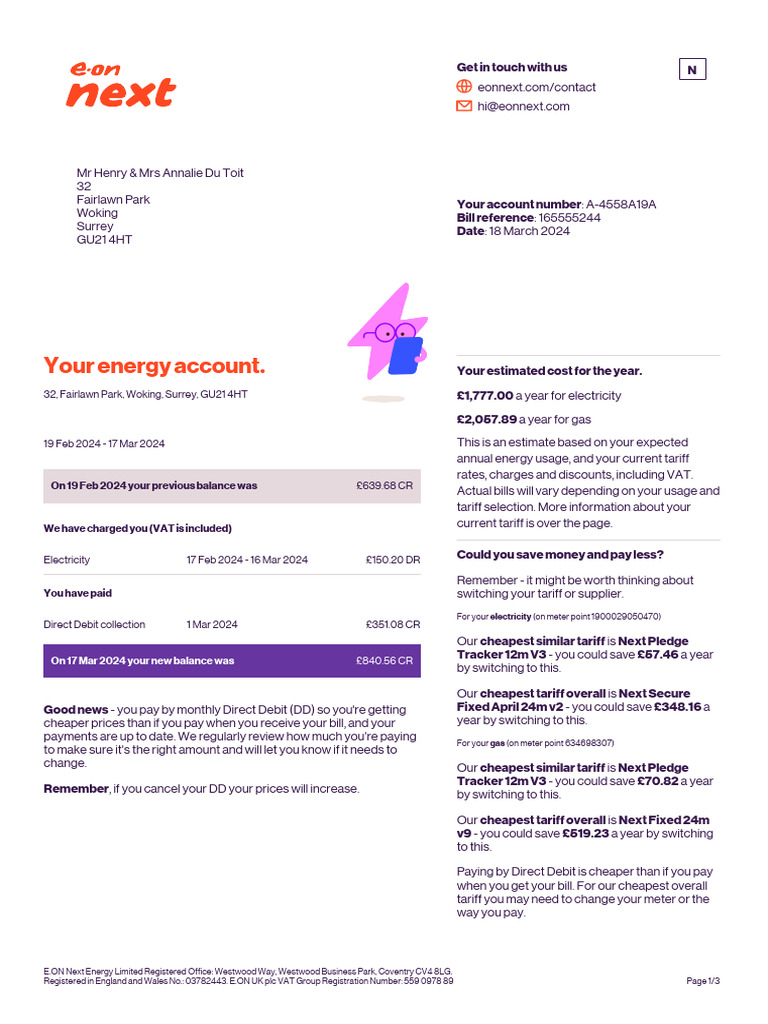 Eon Next Statement 2024-03-17 | PDF | Fuels