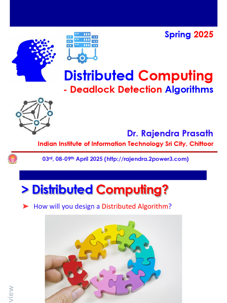 Deadlock Detection in Distributed Systems | PDF | Distributed Computing ...