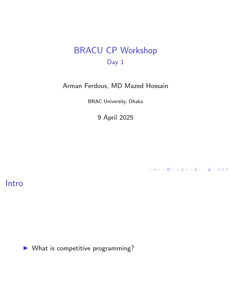 Competitive Programming Workshop Guide | PDF | Software Engineering ...