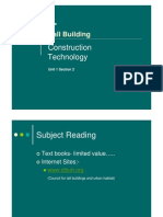 Tall Building Construction Lecture Slides