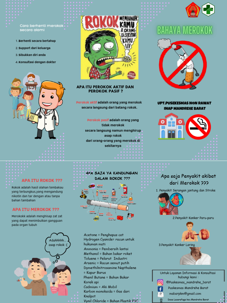 Leaflet Bahaya Merokok YUNI | PDF
