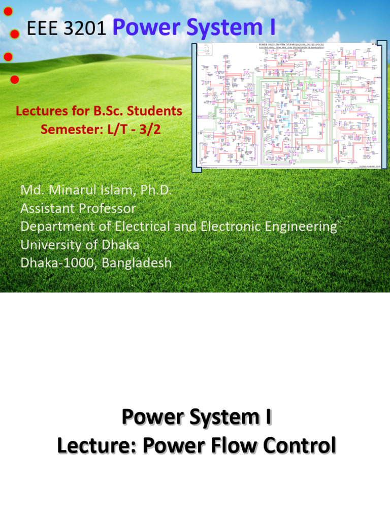 Power Flow Control in Power Systems | PDF | Transformer | Capacitor
