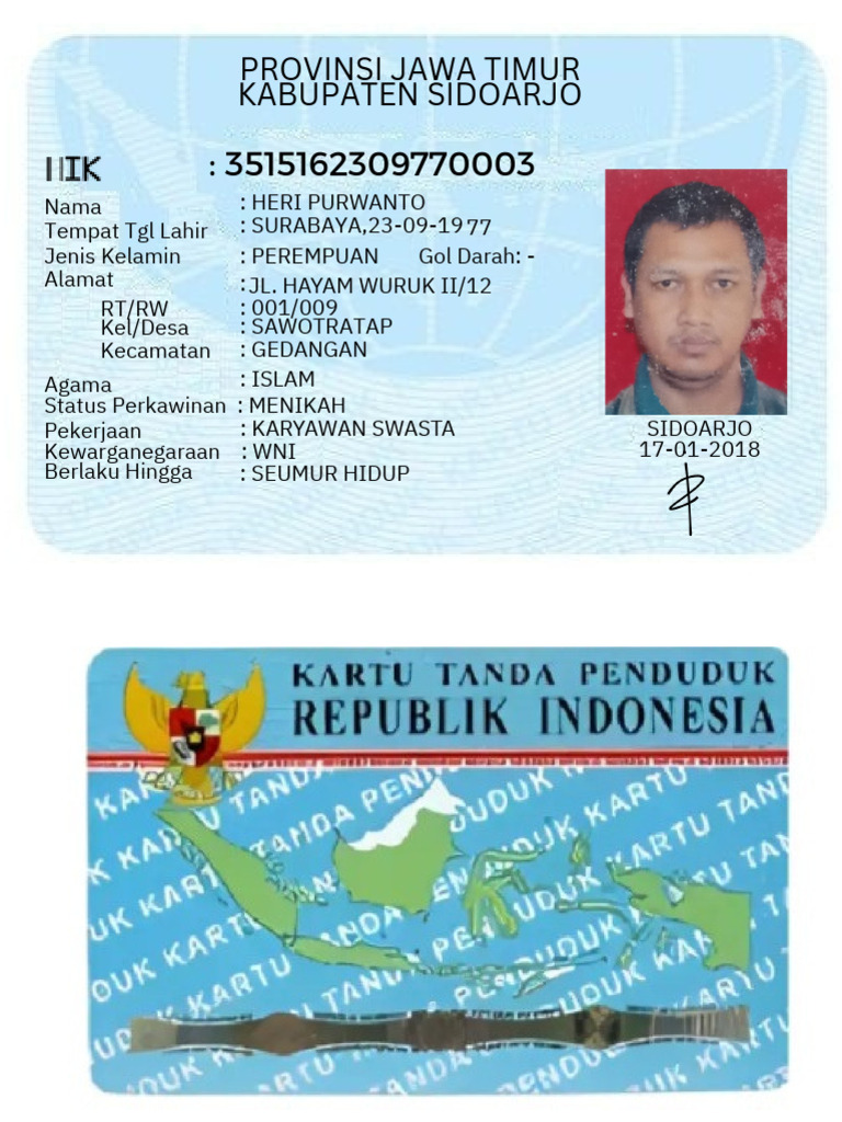Ktp Heri Purwanto Edited 251114 162614 | PDF