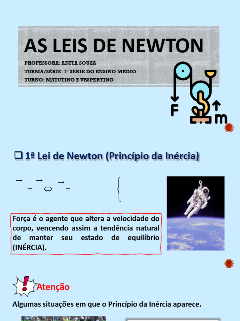 Leis de Newton: Princípios Fundamentais | PDF | Leis do Movimento de ...