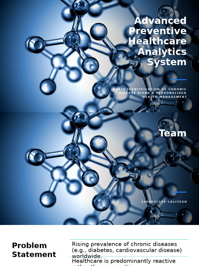 Advanced Chronic Disease Risk Analytics | PDF | Preventive Healthcare ...