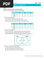 GCSE Maths: Probability with Sweets | PDF | Desserts | Foods