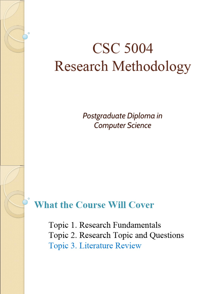 Research Methodology for Computer Science | PDF | Theory | Science