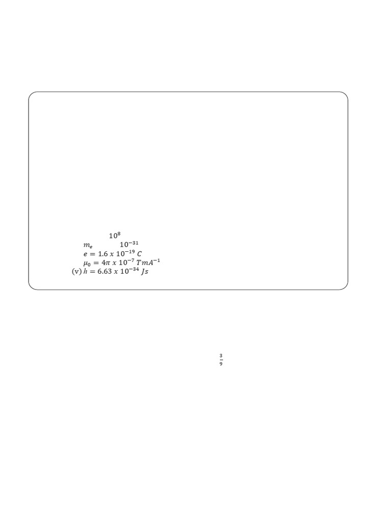 Physics Pre-Board Exam Paper 2024 | PDF | Waves | Electromagnetic Radiation