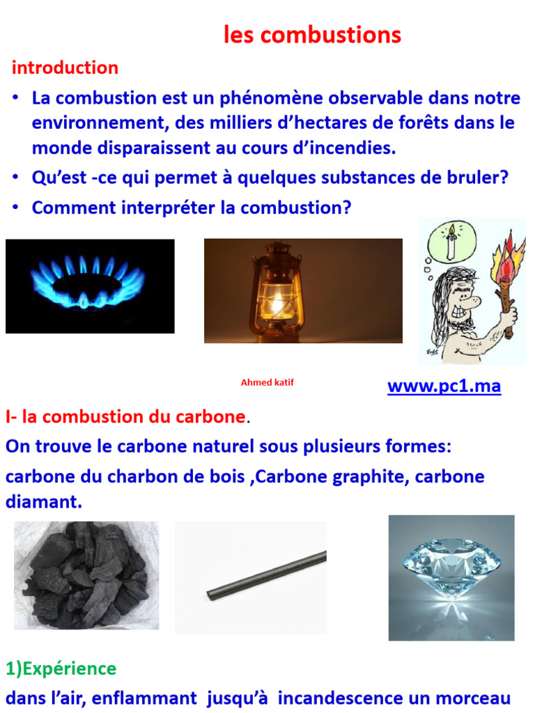Combustion : principes et dangers | PDF | La combustion | Combustible