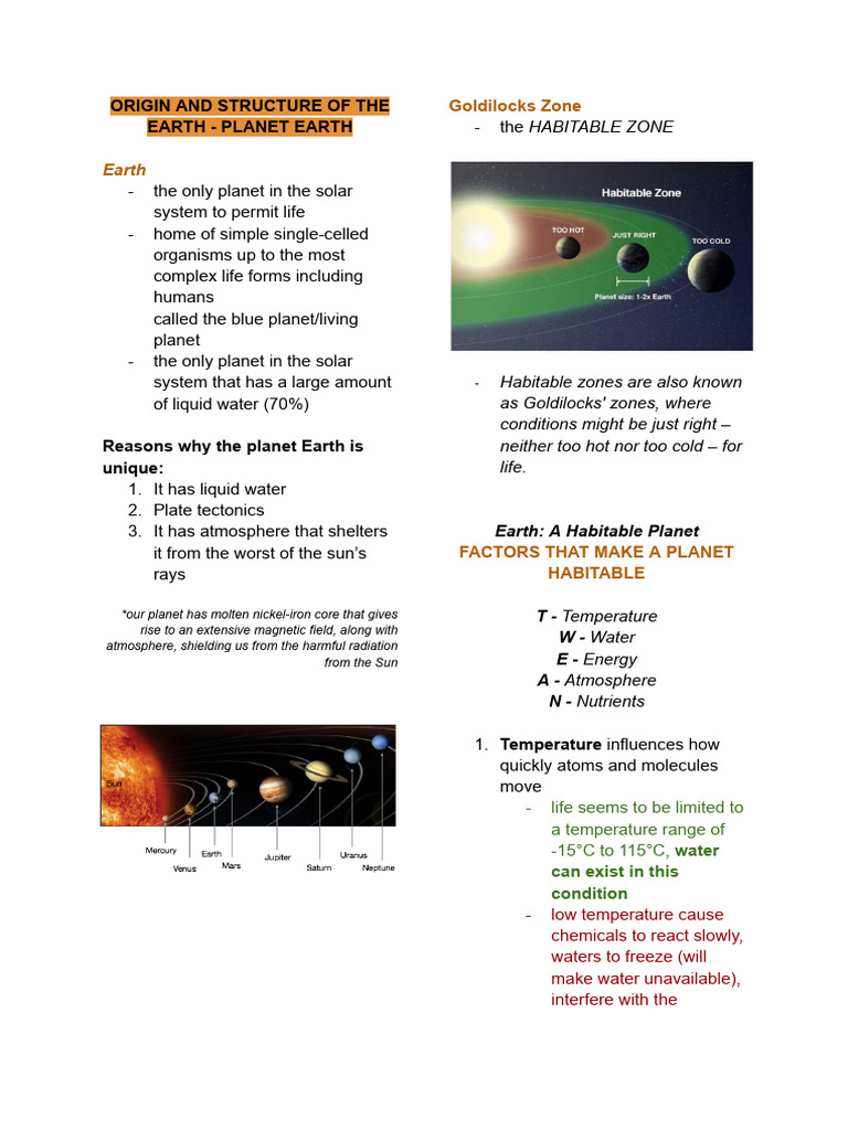 Earth and Life Science q1 Reviewer | PDF | Magma | Rock (Geology)