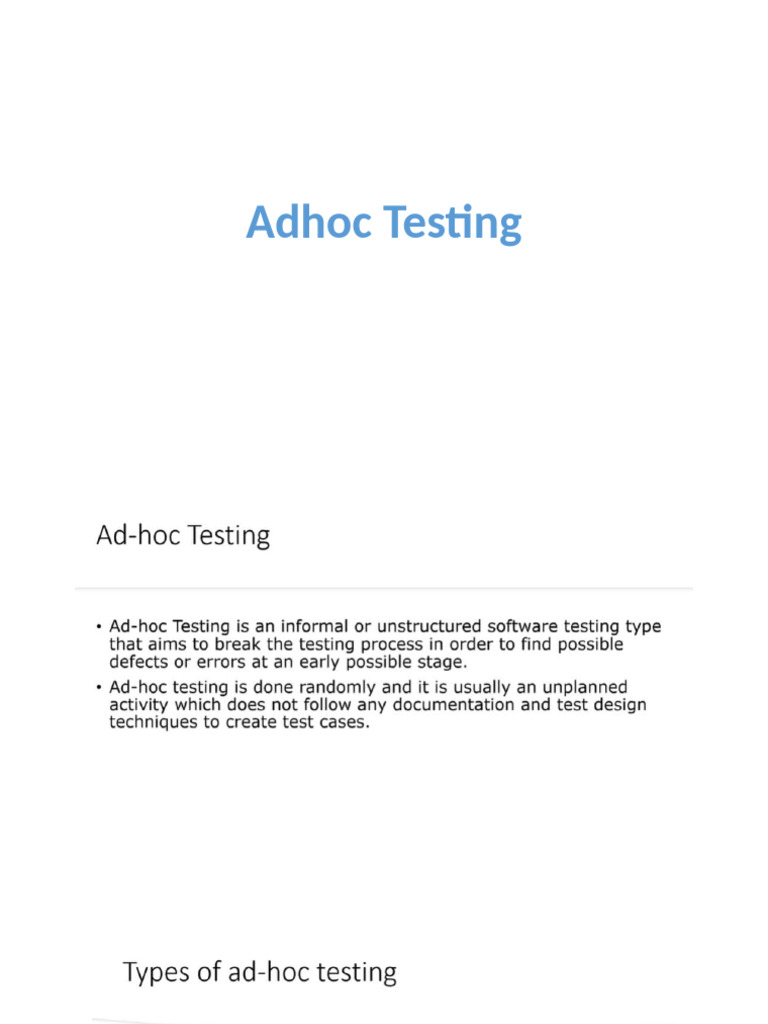 Monkey Testing | PDF