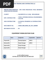 Construction Mobilisation and Demobilisation Plan | PDF