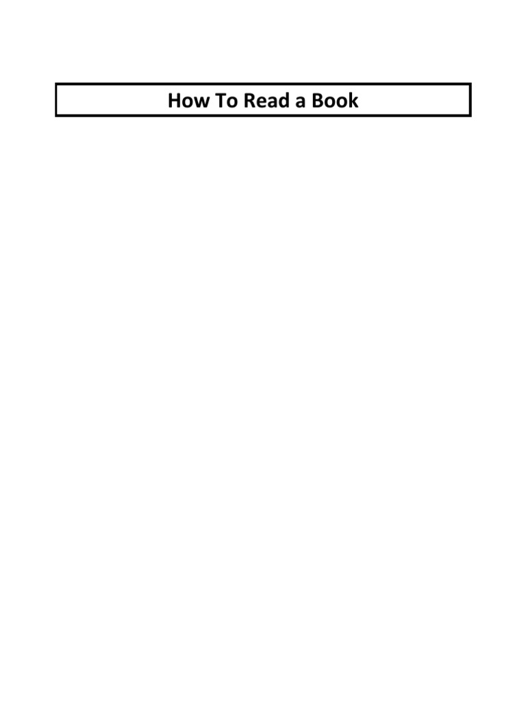 Mastering Book Reading Techniques | PDF | Reading (Process) | Speed Reading