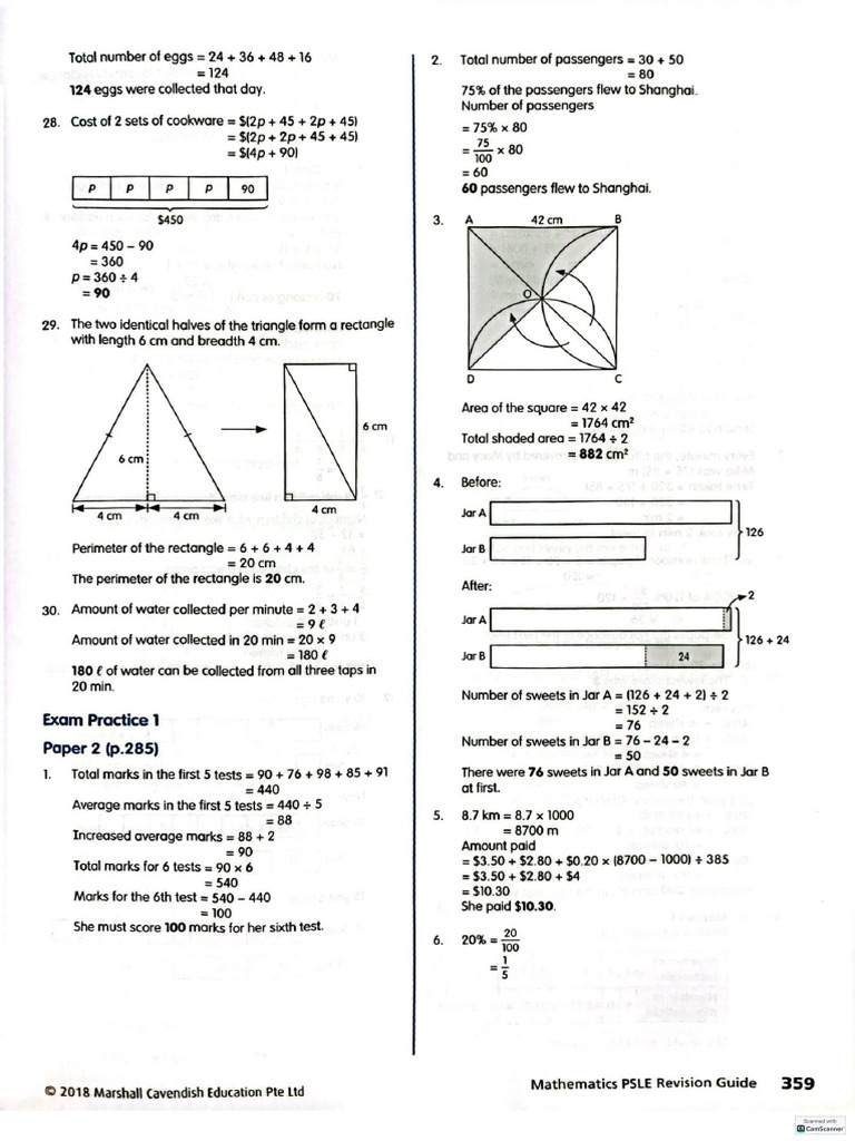 Psle2024 Ans | PDF