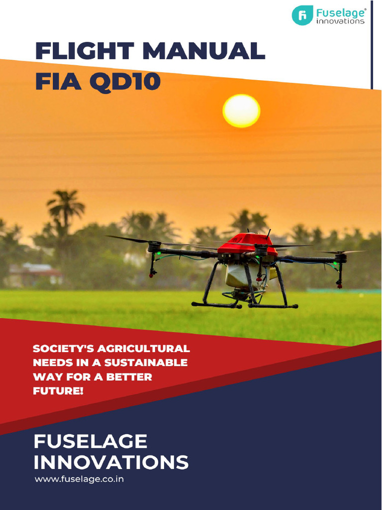 FIA QD10 UAS Flight Manual 2024 | PDF | Battery Charger | Unmanned ...