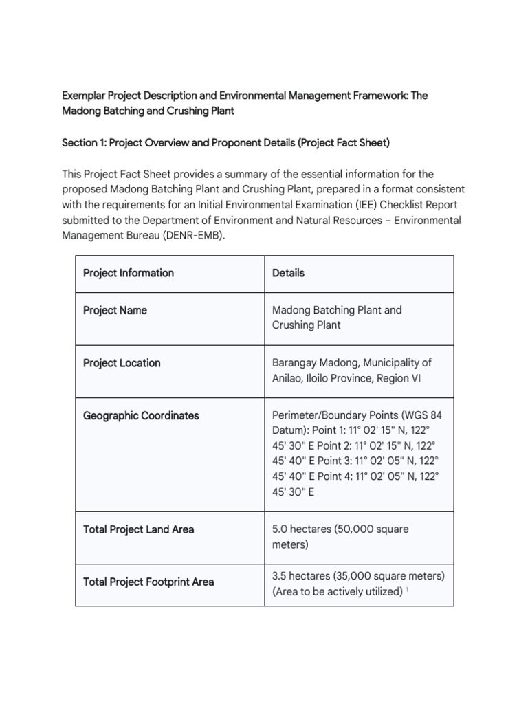 Project Description | PDF | Concrete | Surface Runoff