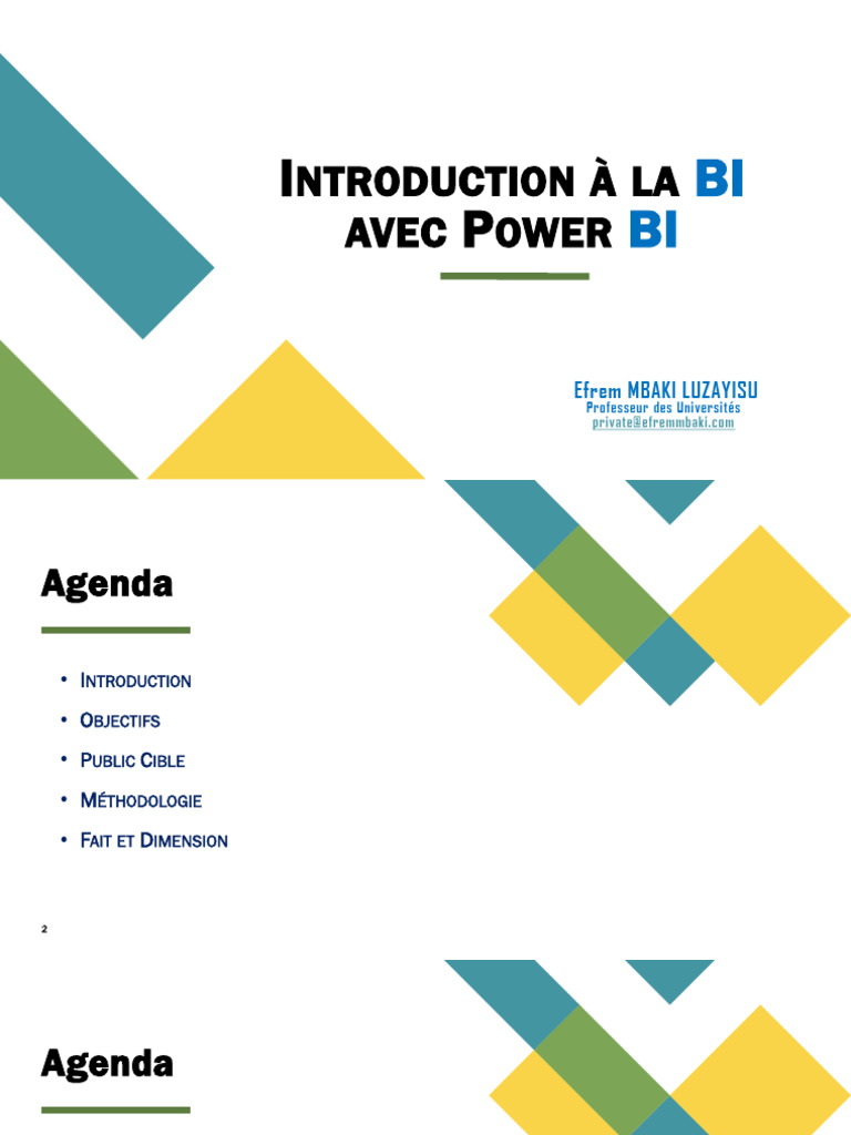 Introduction à Power BI et BI | PDF | Informatique décisionnelle | Données