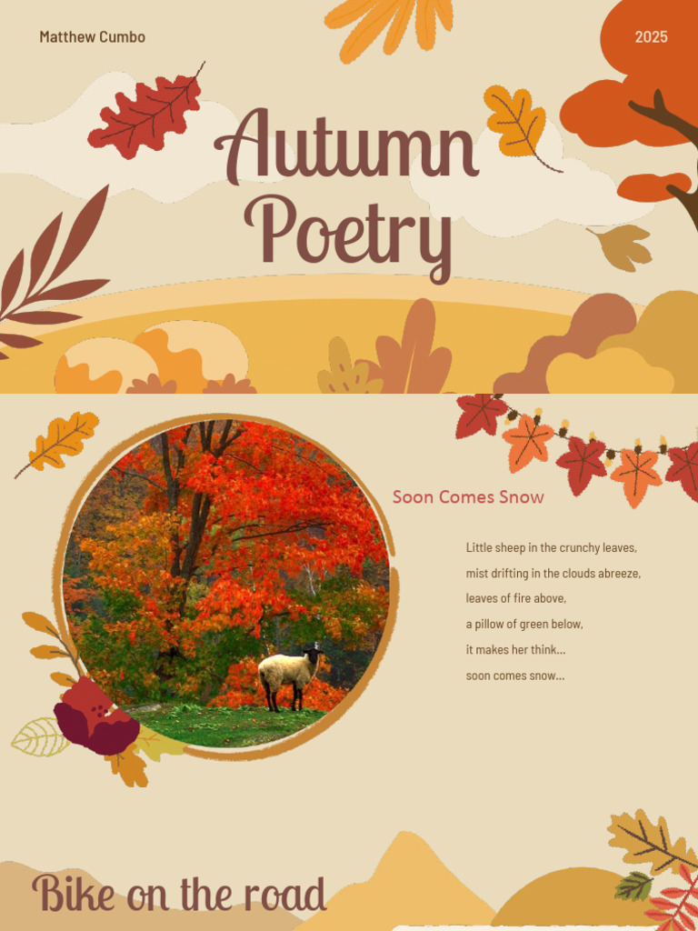 Autumn Poetry PDF