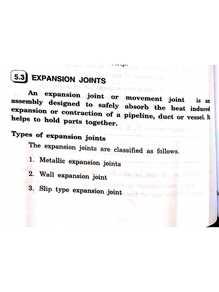 Expansion Joints | PDF