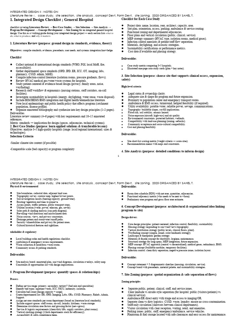 NOTES ON IDP II | PDF | Airport | Hospital