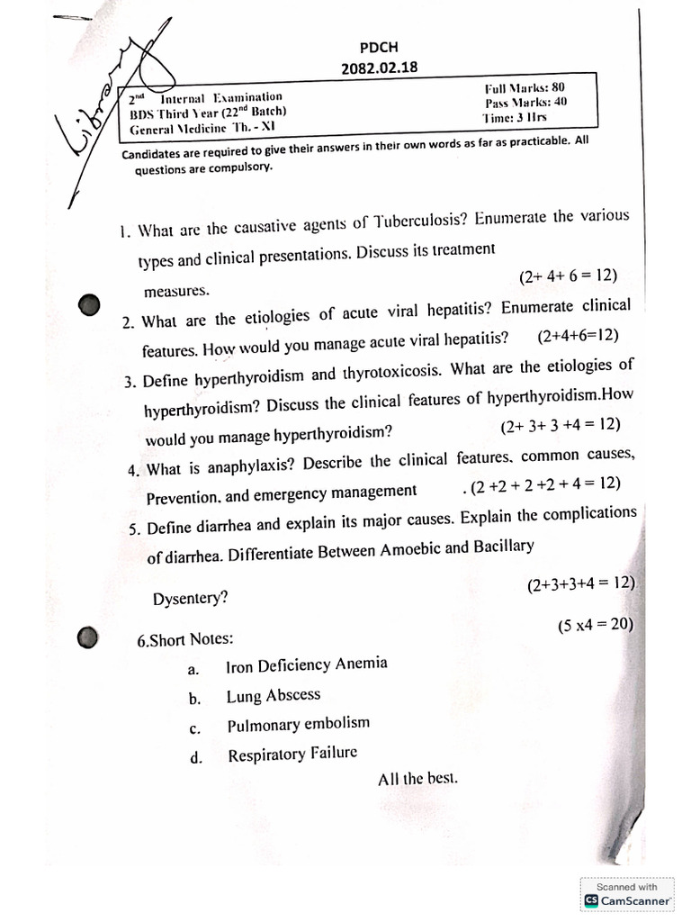 3rd Term 3rd Year | PDF