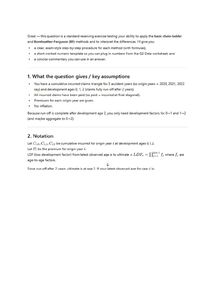Runoff Triangles2 | PDF