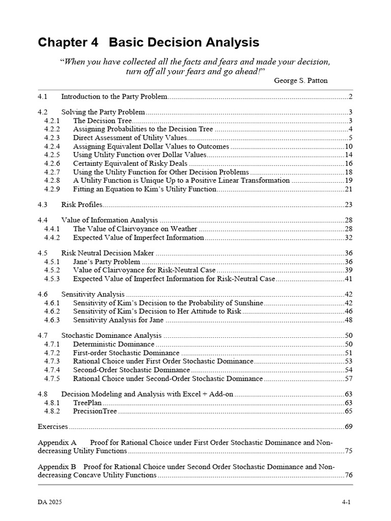 4.Decision | PDF | Utility | Decision Theory