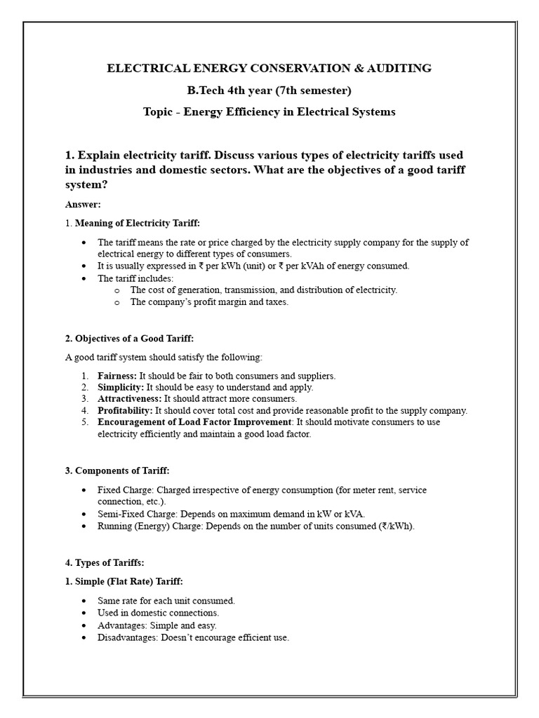 Energy Efficiency in Electrical Systems | PDF | Electric Motor ...