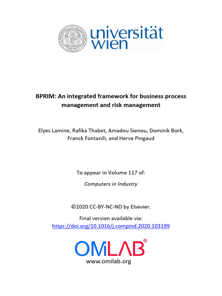 COMIND2020 BPRIM FinalAcceptedWithHeader | PDF | Business Process ...