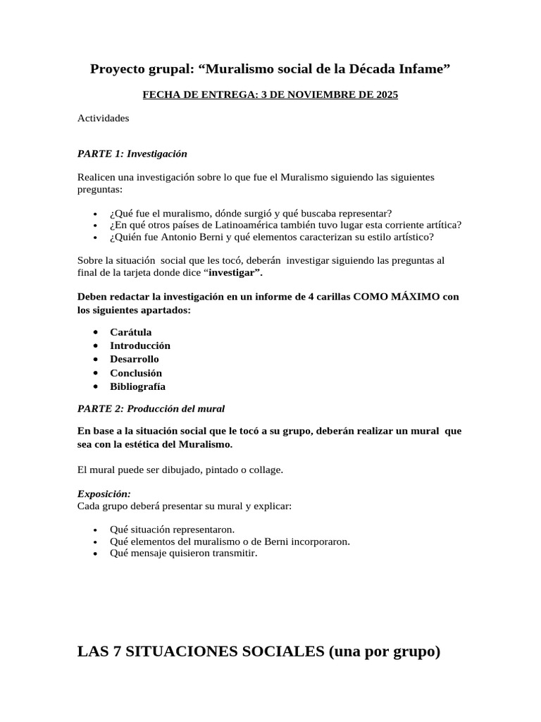 Proyecto Grupal | PDF