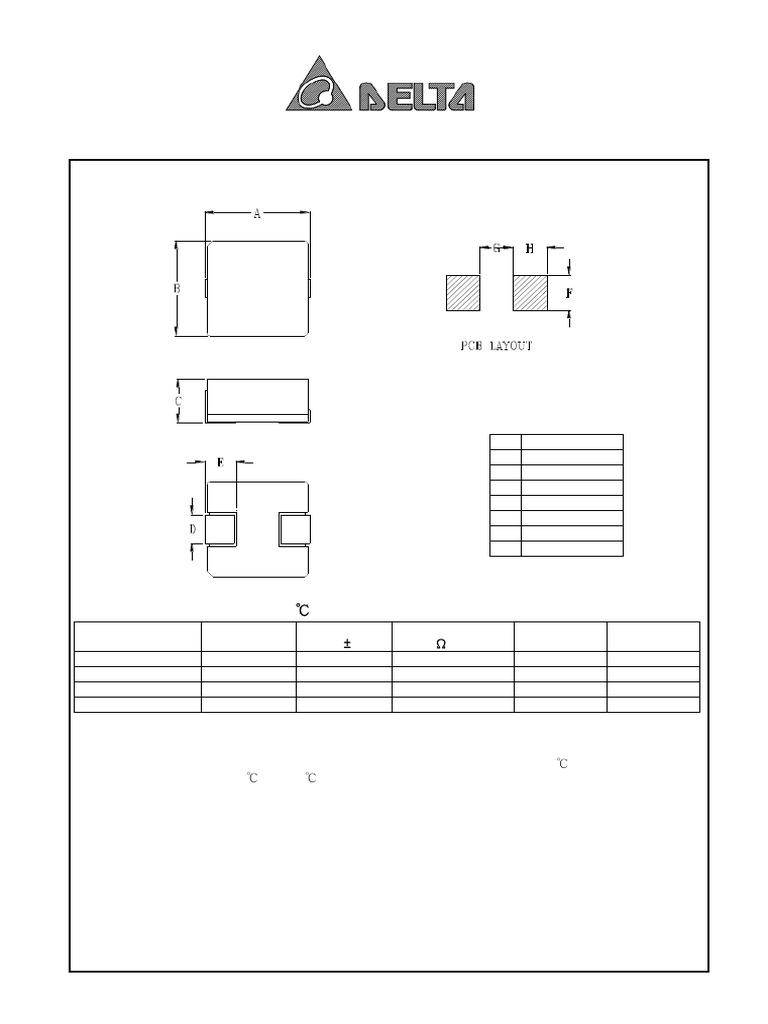 Delta HAH65 Series Inductor Specs | PDF