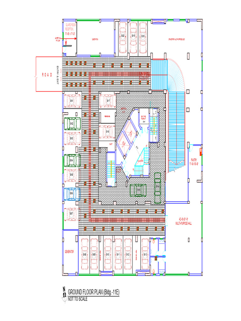 Ground Floor Plan for Building 11E | PDF | Food Storage | Civil Engineering