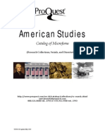 American Studies Catalog